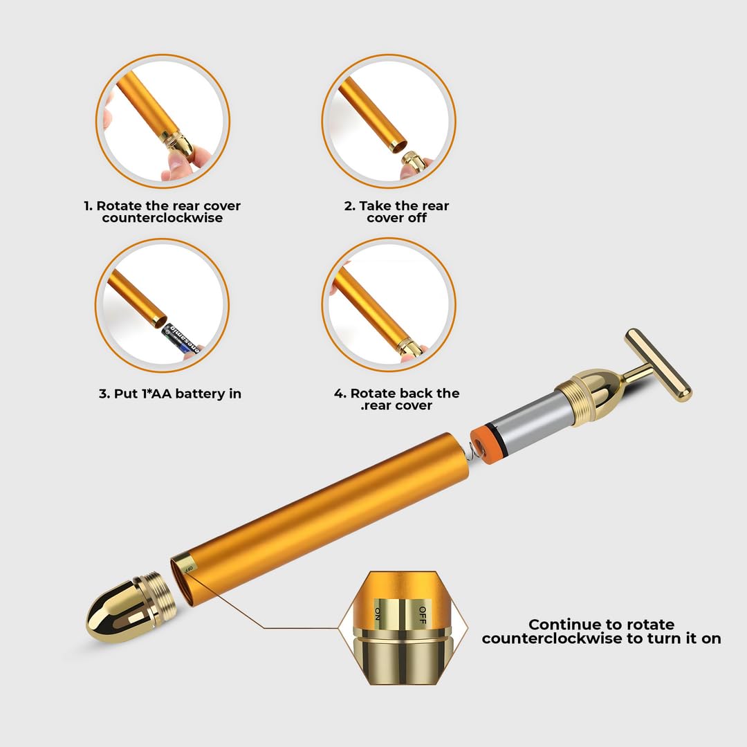 ✨Celebrity Favourite Tool-24K Gold face Massager