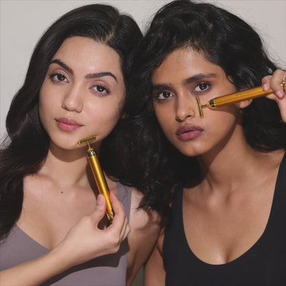 ✨Celebrity Favourite Tool-24K Gold face Massager